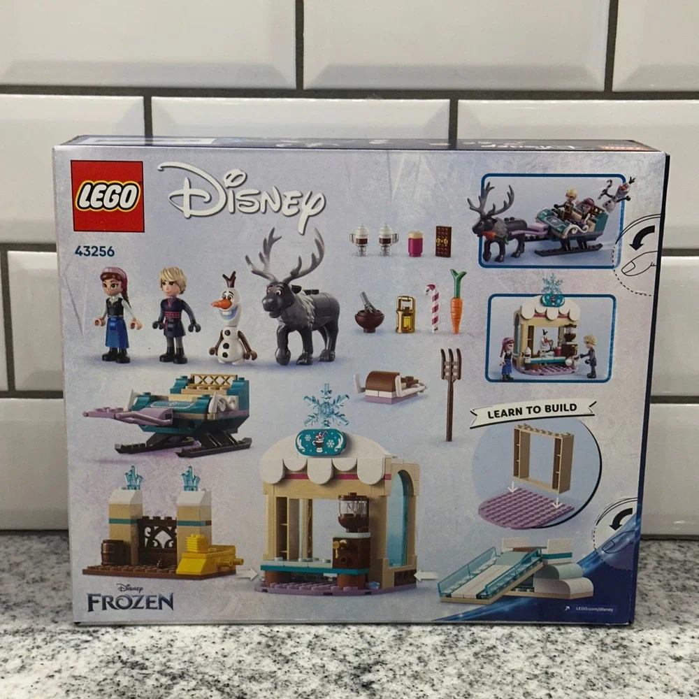 LEGO Disney Frozen 43256 Annas Sleigh Adventure Building Toy 192‎ Pieces Ages 4
